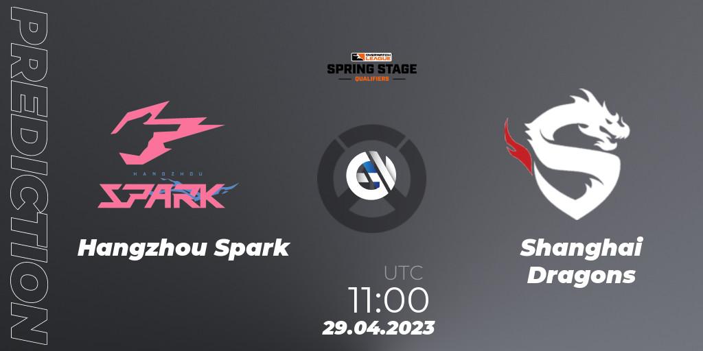 Hangzhou Spark contre Shanghai Dragons : prédiction de match. 29.04.2023 at 12:00. Overwatch, OWL Stage Qualifiers Spring 2023 West