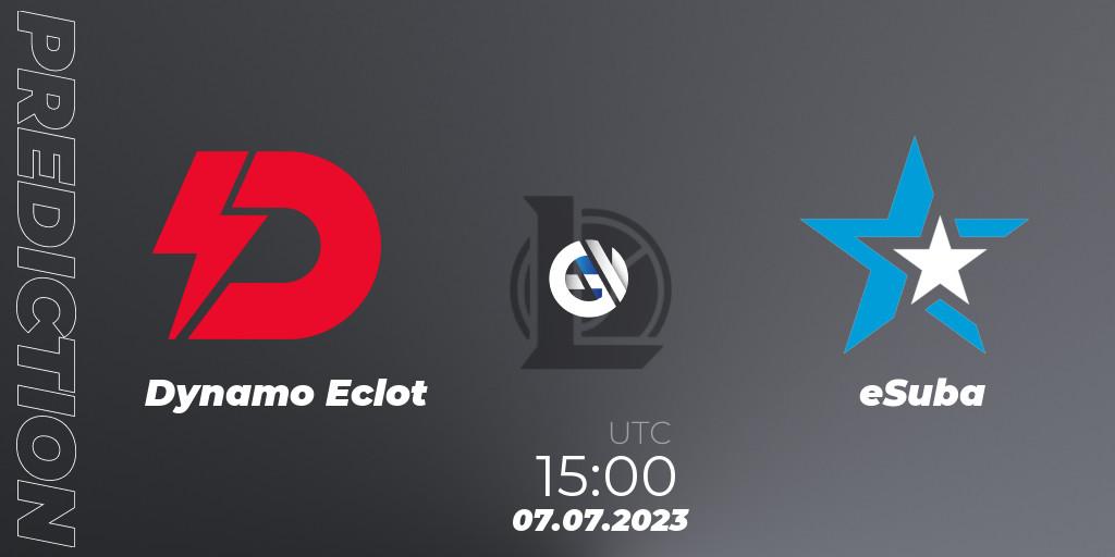 Dynamo Eclot contre eSuba : prédiction de match. 13.06.23. LoL, Hitpoint Masters Summer 2023 - Group Stage