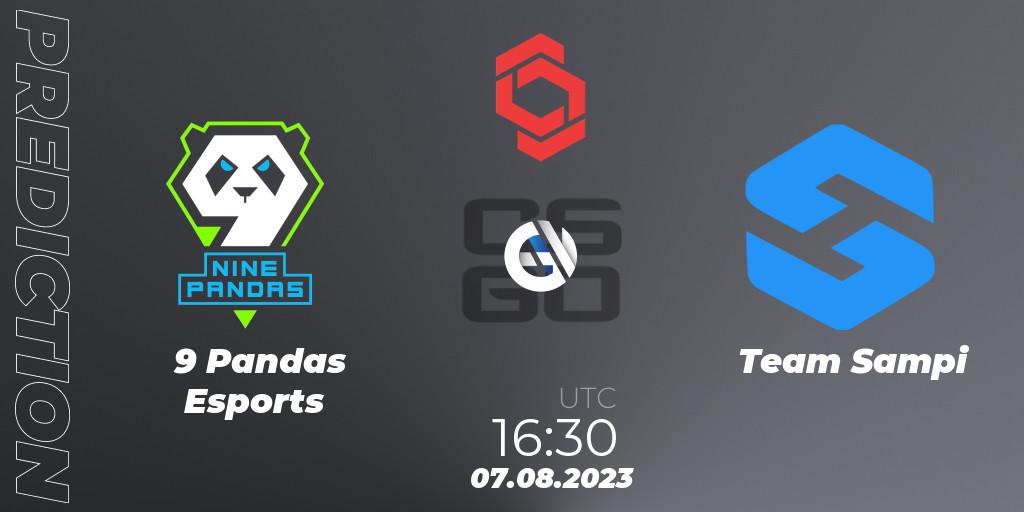9 Pandas Esports contre Team Sampi : prédiction de match. 07.08.2023 at 17:10. Counter-Strike (CS2), CCT Central Europe Series #7