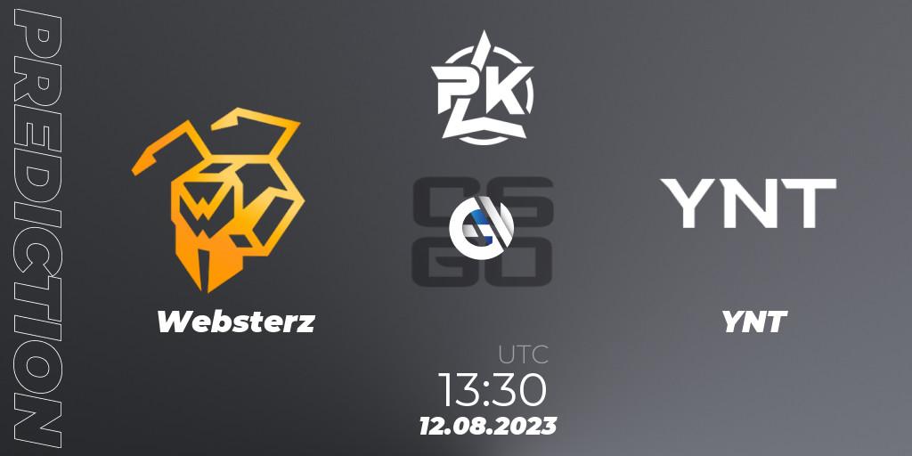 Websterz contre YNT : prédiction de match. 12.08.23. CS2 (CS:GO), Russian Cybersport League 2023