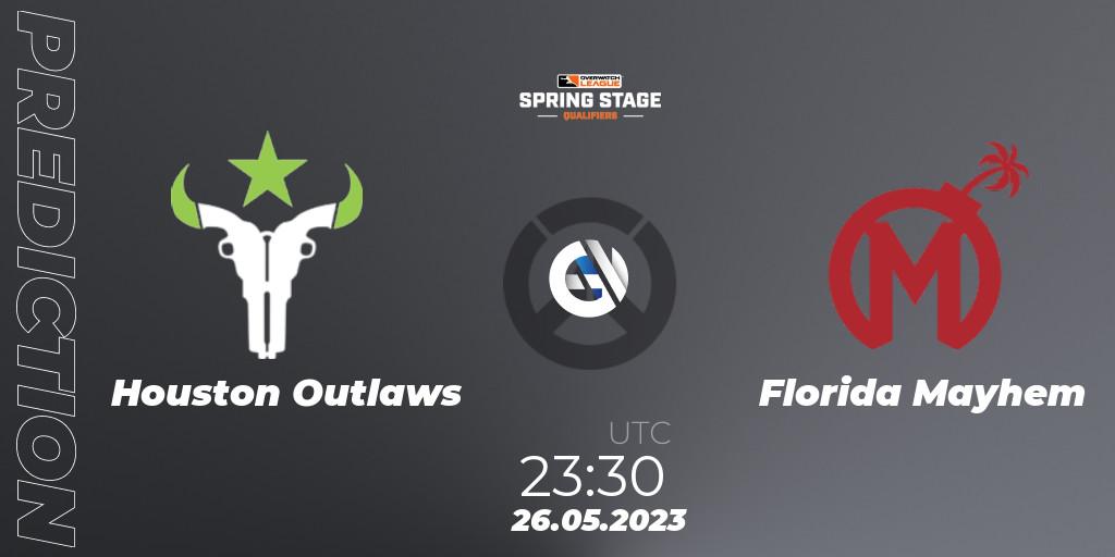 Houston Outlaws contre Florida Mayhem : prédiction de match. 26.05.23. Overwatch, OWL Stage Qualifiers Spring 2023 West