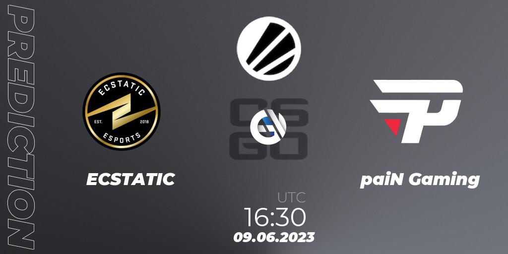 ECSTATIC contre paiN Gaming : prédiction de match. 09.06.2023 at 17:20. Counter-Strike (CS2), ESL Challenger Katowice 2023