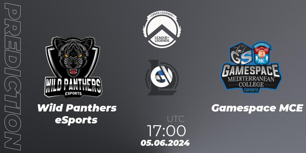 Wild Panthers eSports contre Gamespace MCE : prédiction de match. 05.06.2024 at 17:00. LoL, GLL Summer 2024
