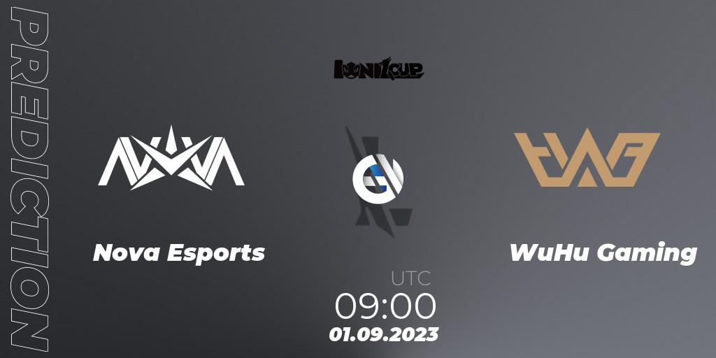 Nova Esports contre WuHu Gaming : prédiction de match. 01.09.2023 at 09:00. Wild Rift, Ionia Cup 2023 - WRL CN Qualifiers