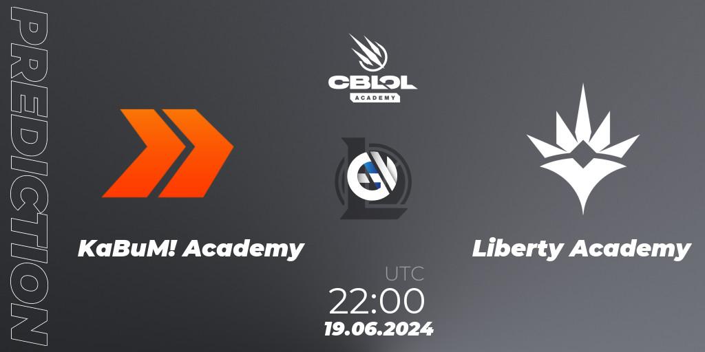 KaBuM! Academy contre Liberty Academy : prédiction de match. 19.06.2024 at 22:00. LoL, CBLOL Academy 2024