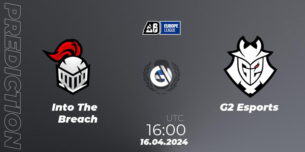 Into The Breach contre G2 Esports : prédiction de match. 16.04.24. Rainbow Six, Europe League 2024 - Stage 1