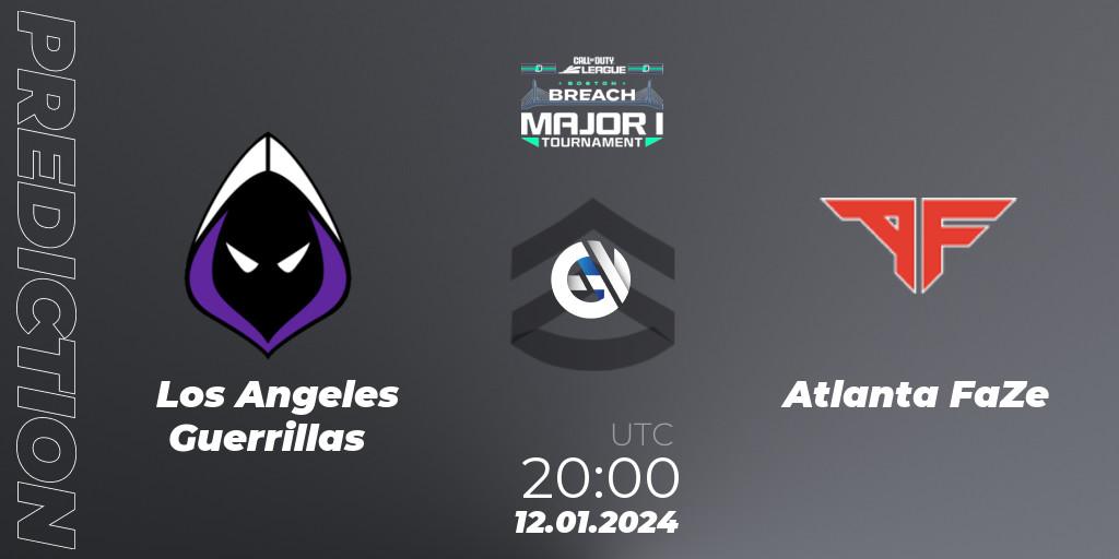 Los Angeles Guerrillas contre Atlanta FaZe : prédiction de match. 12.01.2024 at 20:00. Call of Duty, Call of Duty League 2024: Stage 1 Major Qualifiers