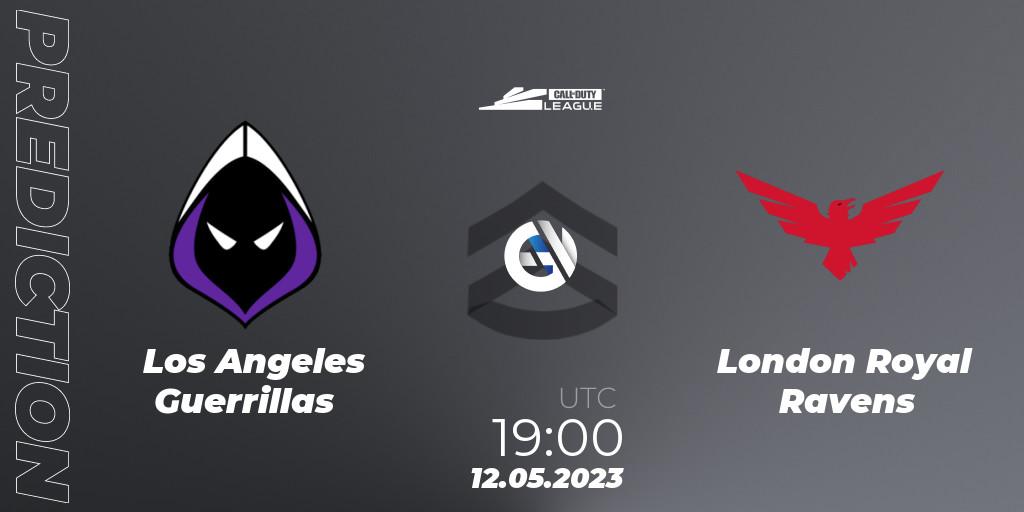 Los Angeles Guerrillas contre London Royal Ravens : prédiction de match. 12.05.2023 at 19:00. Call of Duty, Call of Duty League 2023: Stage 5 Major Qualifiers