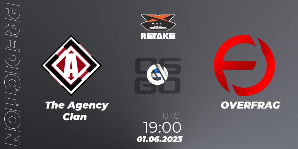 The Agency Clan contre OVERFRAG : prédiction de match. 01.06.23. CS2 (CS:GO), Circuito Retake Season 6: Take #3