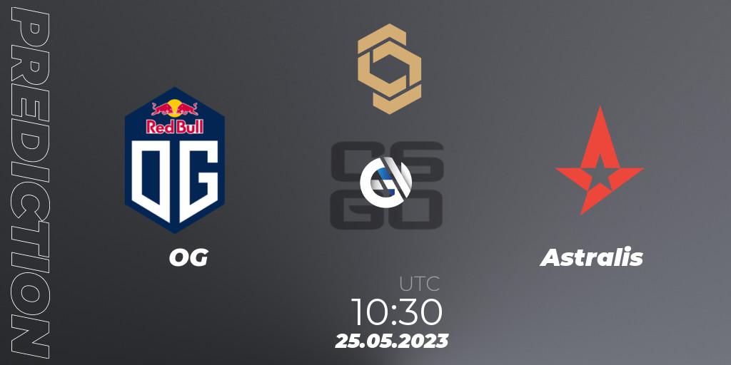OG contre Astralis : prédiction de match. 25.05.23. CS2 (CS:GO), CCT South Europe Series #4