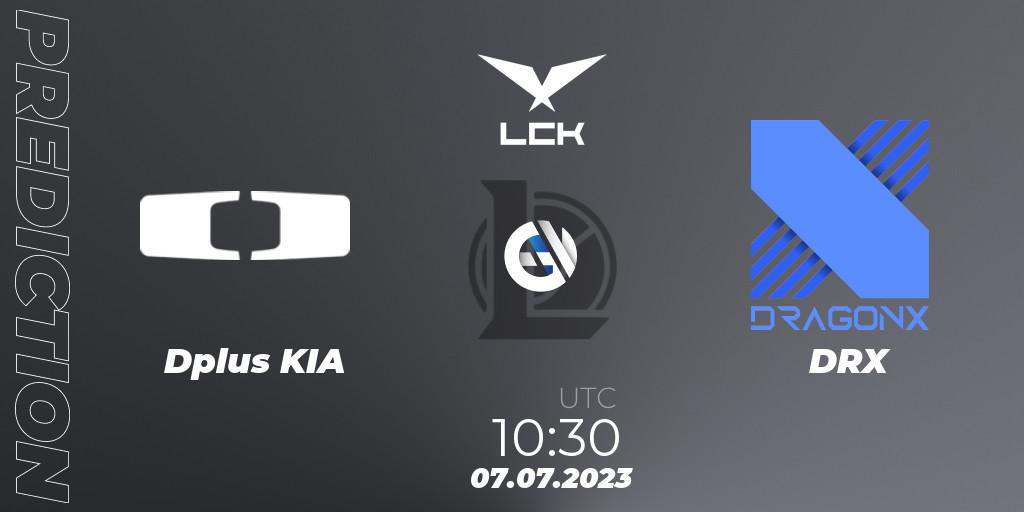 Dplus KIA contre DRX : prédiction de match. 07.07.23. LoL, LCK Summer 2023 Regular Season