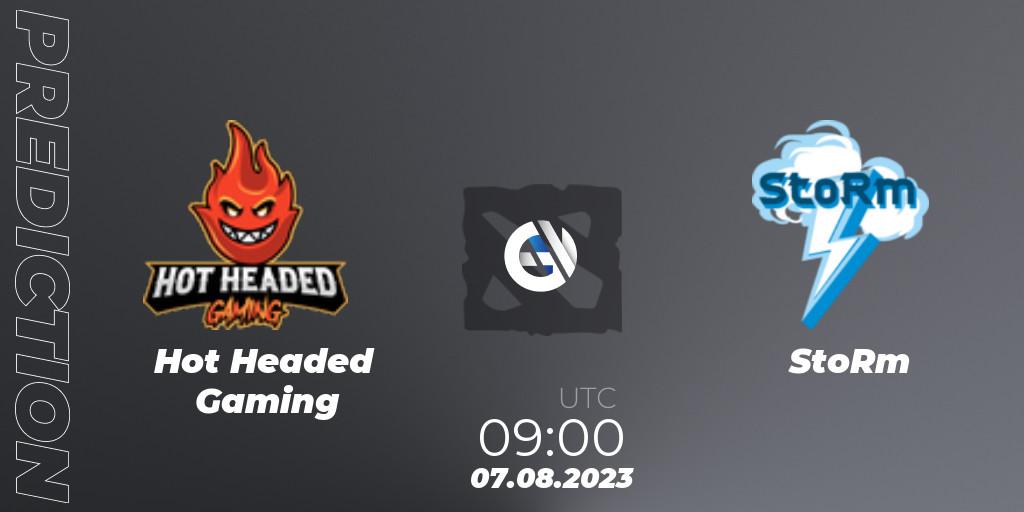 Hot Headed Gaming contre StoRm : prédiction de match. 07.08.23. Dota 2, European Pro League Season 11