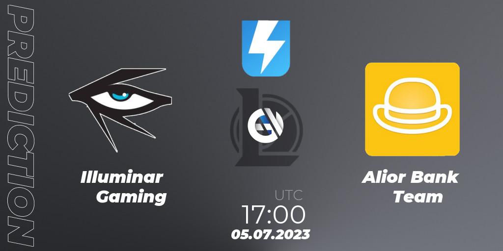 Illuminar Gaming contre Alior Bank Team : prédiction de match. 14.06.2023 at 17:00. LoL, Ultraliga Season 10 2023 Regular Season