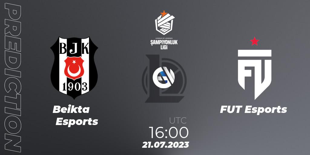Beşiktaş Esports contre FUT Esports : prédiction de match. 21.07.2023 at 16:00. LoL, TCL Summer 2023 - Group Stage