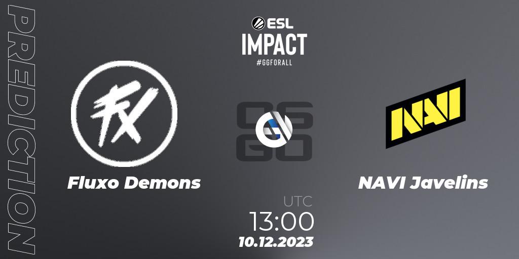 Fluxo Demons contre NAVI Javelins : prédiction de match. 10.12.23. CS2 (CS:GO), ESL Impact League Season 4