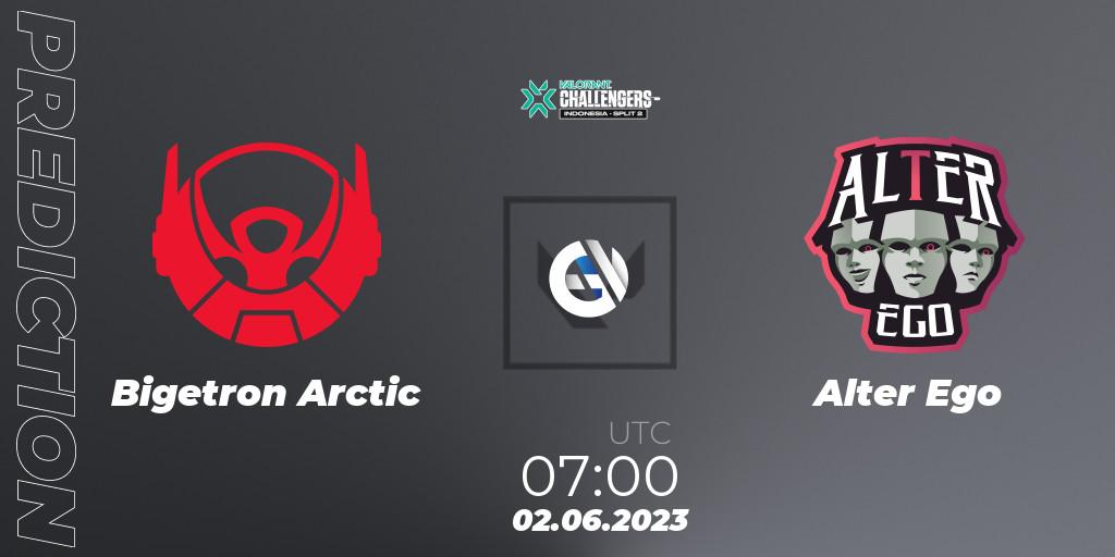 Bigetron Arctic contre Alter Ego : prédiction de match. 02.06.23. VALORANT, VALORANT Challengers 2023: Indonesia Split 2 - Playoffs