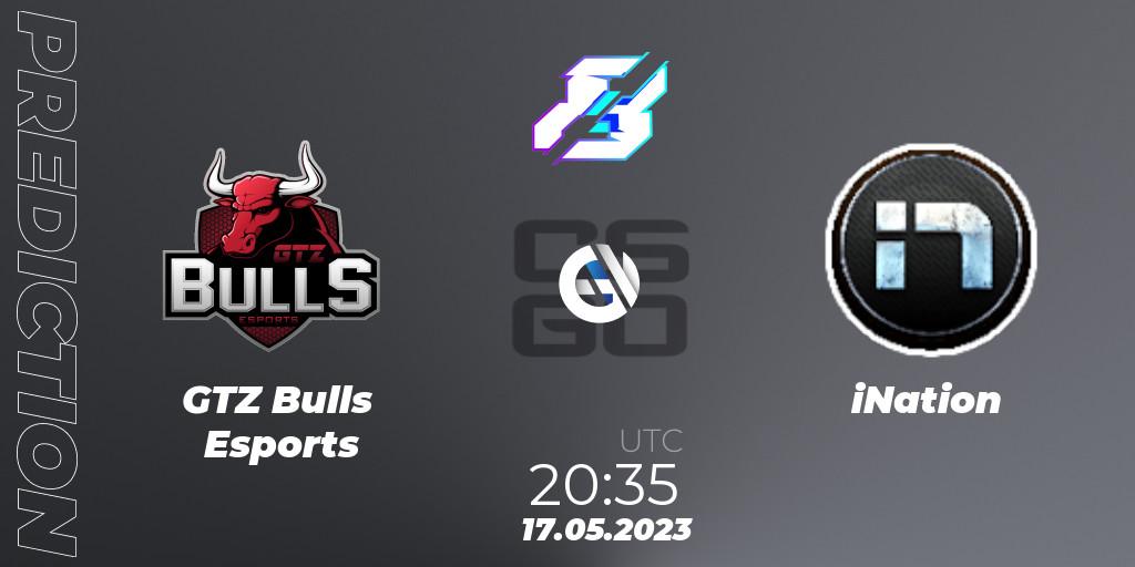 GTZ Bulls Esports contre iNation : prédiction de match. 17.05.23. CS2 (CS:GO), Gamers8 2023 Europe Open Qualifier 1
