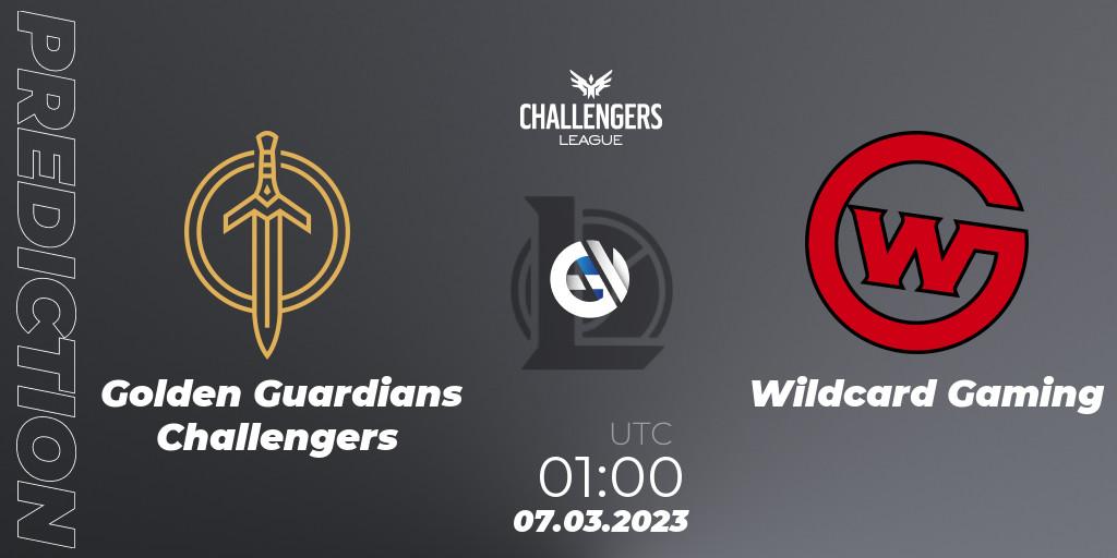 Golden Guardians Challengers contre Wildcard Gaming : prédiction de match. 07.03.23. LoL, NACL 2023 Spring - Group Stage