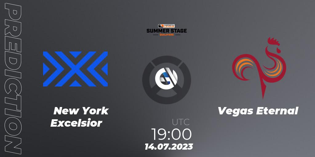 New York Excelsior contre Vegas Eternal : prédiction de match. 14.07.2023 at 19:00. Overwatch, Overwatch League 2023 - Summer Stage Qualifiers