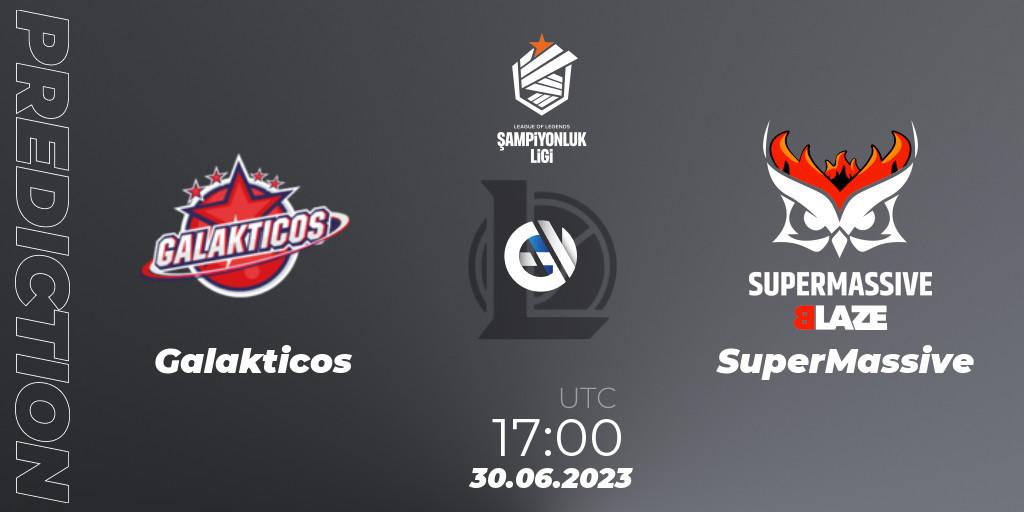 Galakticos contre SuperMassive : prédiction de match. 30.06.2023 at 17:00. LoL, TCL Summer 2023 - Group Stage