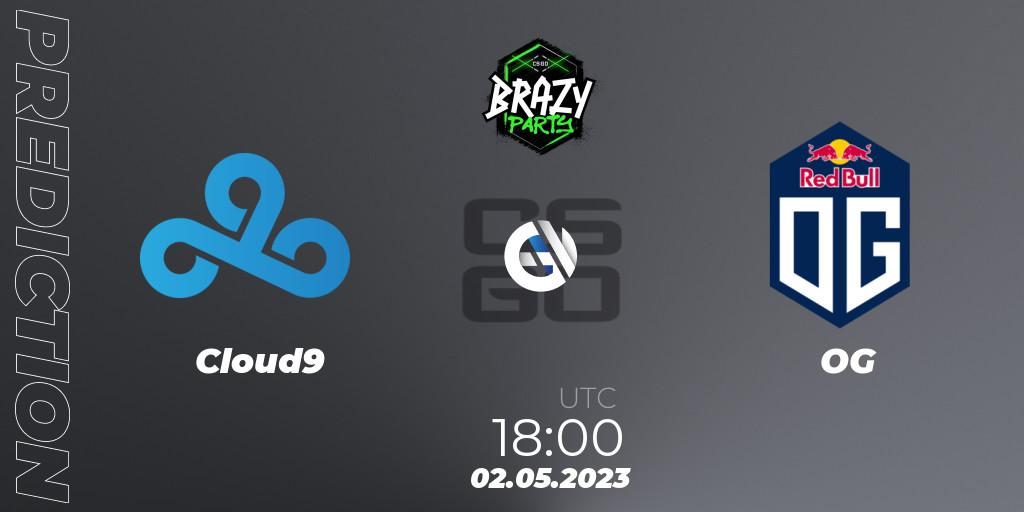 Cloud9 contre OG : prédiction de match. 02.05.2023 at 18:00. Counter-Strike (CS2), Brazy Party 2023