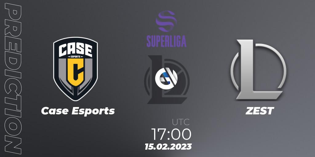 Case Esports contre ZEST : prédiction de match. 15.02.2023 at 17:00. LoL, LVP Superliga 2nd Division Spring 2023 - Group Stage