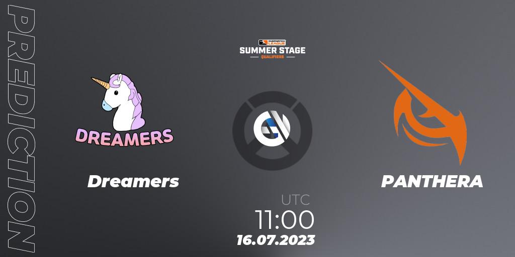 Dreamers contre PANTHERA : prédiction de match. 16.07.2023 at 11:00. Overwatch, Overwatch League 2023 - Summer Stage Qualifiers