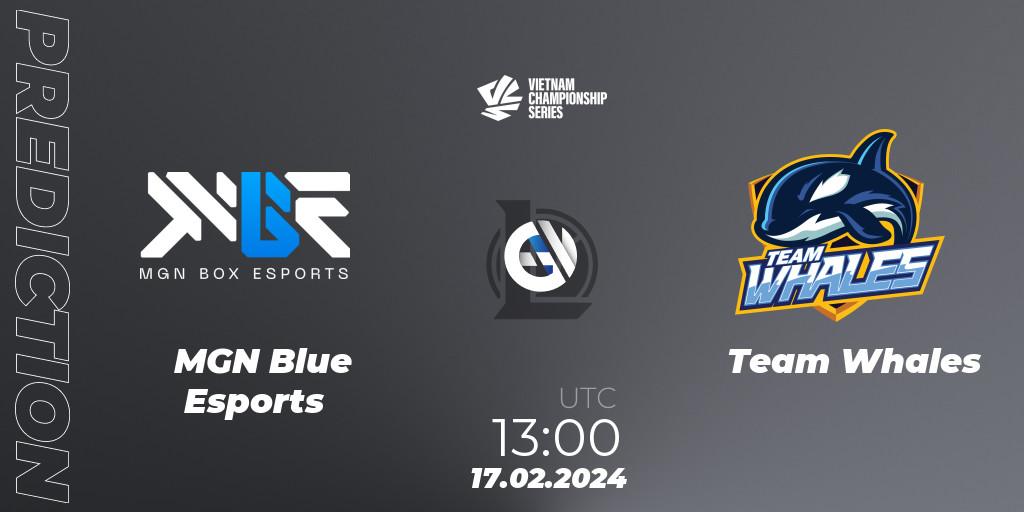 MGN Blue Esports contre Team Whales : prédiction de match. 17.02.24. LoL, VCS Dawn 2024 - Group Stage
