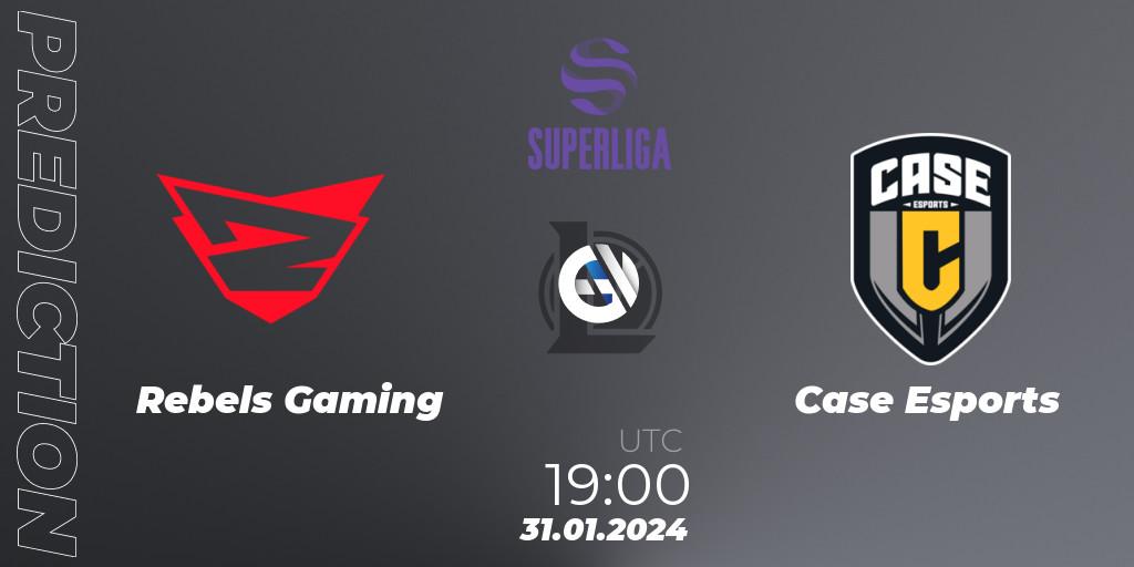 Rebels Gaming contre Case Esports : prédiction de match. 31.01.2024 at 19:00. LoL, Superliga Spring 2024 - Group Stage