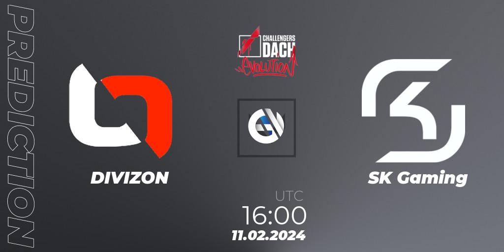 DIVIZON contre SK Gaming : prédiction de match. 11.02.2024 at 15:00. VALORANT, VALORANT Challengers 2024 DACH: Evolution Split 1