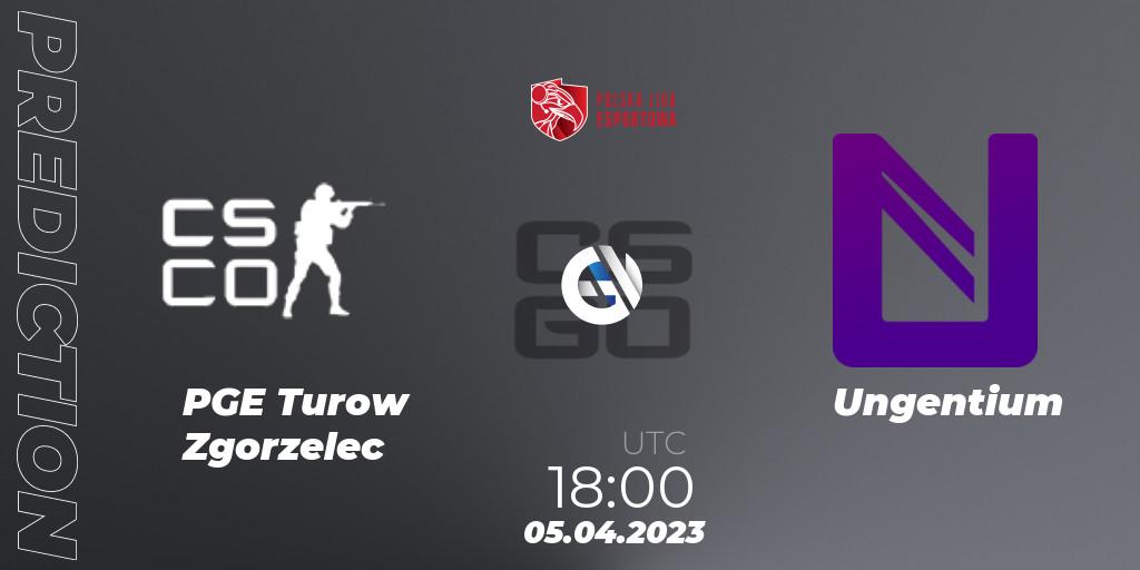 PGE Turow Zgorzelec contre Ungentium : prédiction de match. 05.04.23. CS2 (CS:GO), Polska Liga Esportowa 2023: Split #1