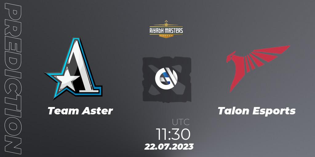 Team Aster contre Talon Esports : prédiction de match. 22.07.2023 at 11:33. Dota 2, Riyadh Masters 2023 - Group Stage