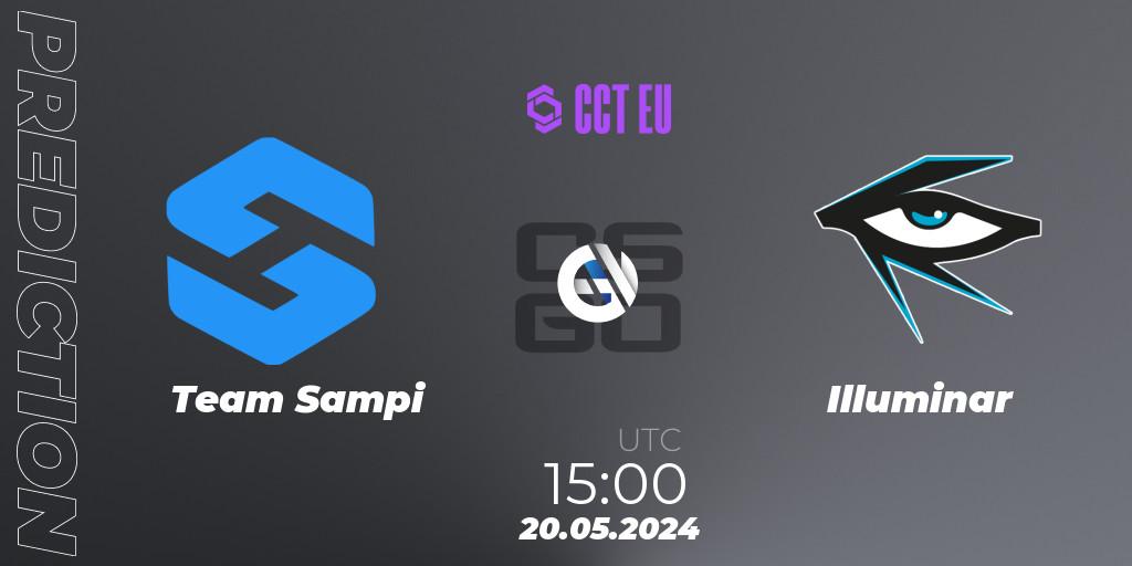 Team Sampi contre Illuminar : prédiction de match. 20.05.2024 at 15:00. Counter-Strike (CS2), CCT Season 2 Europe Series 4