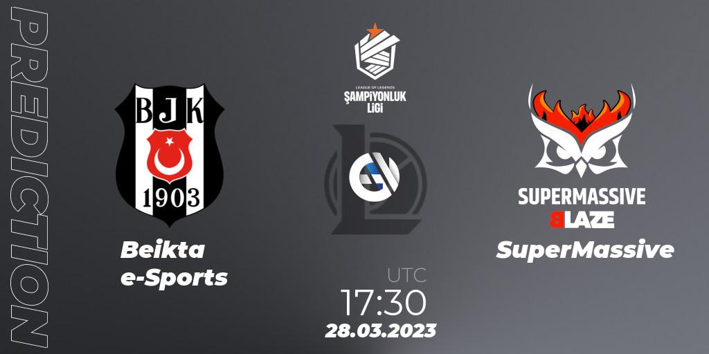 Beşiktaş e-Sports contre SuperMassive : prédiction de match. 28.03.23. LoL, TCL Winter 2023 - Playoffs