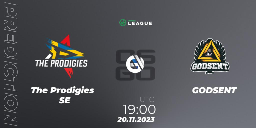 The Prodigies SE contre GODSENT : prédiction de match. 29.11.23. CS2 (CS:GO), ESEA Season 47: Advanced Division - Europe
