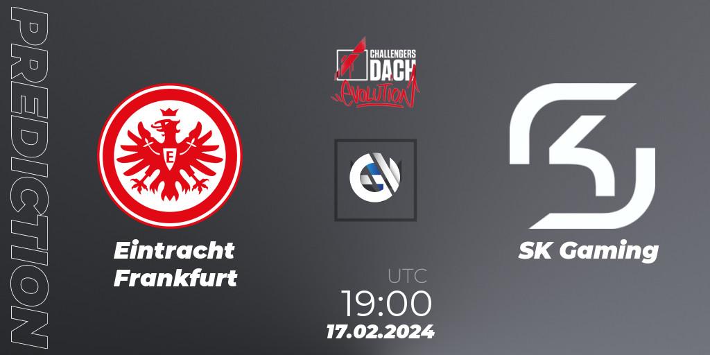 Eintracht Frankfurt contre SK Gaming : prédiction de match. 17.02.2024 at 18:20. VALORANT, VALORANT Challengers 2024 DACH: Evolution Split 1