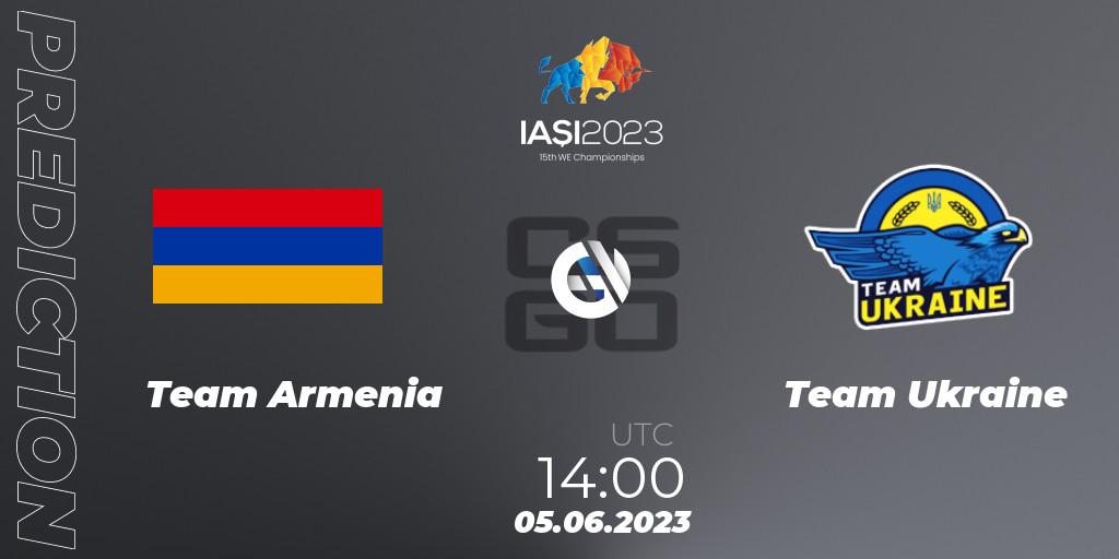 Team Armenia contre Team Ukraine : prédiction de match. 05.06.23. CS2 (CS:GO), IESF World Esports Championship 2023: Eastern Europe Qualifier