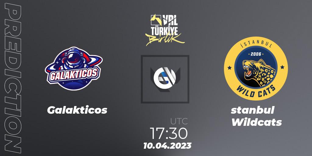 Galakticos contre İstanbul Wildcats : prédiction de match. 10.04.2023 at 17:30. VALORANT, VALORANT Challengers 2023: Turkey Split 2 - Regular Season