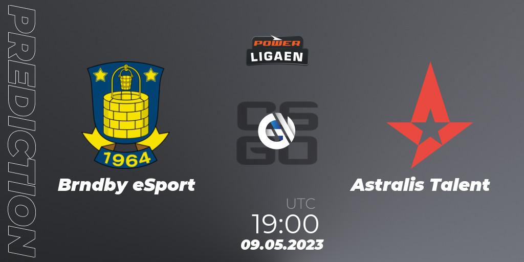 Brøndby eSport contre Astralis Talent : prédiction de match. 09.05.2023 at 19:00. Counter-Strike (CS2), Dust2.dk Ligaen Season 23