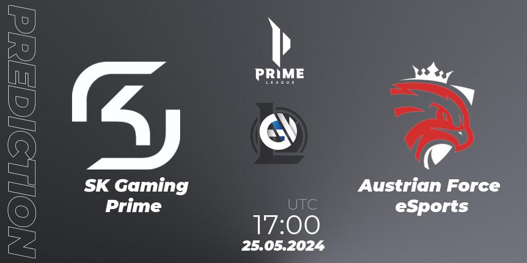 SK Gaming Prime contre Austrian Force eSports : prédiction de match. 25.05.2024 at 17:00. LoL, Prime League Summer 2024
