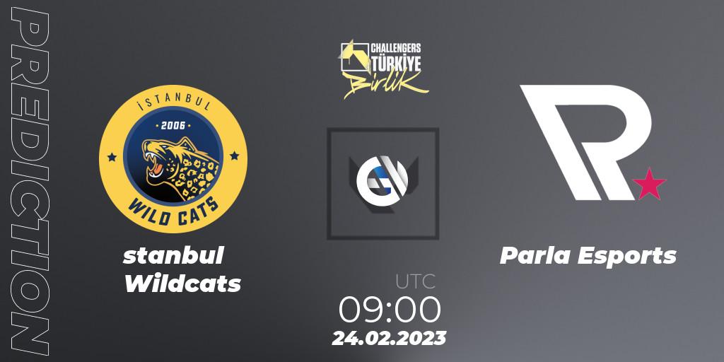 İstanbul Wildcats contre Parla Esports : prédiction de match. 24.02.23. VALORANT, VALORANT Challengers 2023 Turkey: Birlik Split 1