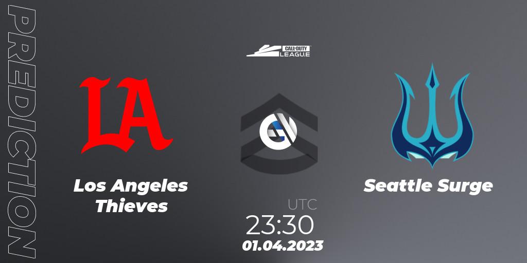 Los Angeles Thieves contre Seattle Surge : prédiction de match. 01.04.2023 at 23:30. Call of Duty, Call of Duty League 2023: Stage 4 Major Qualifiers