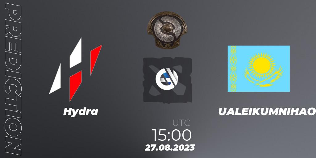 Hydra contre UALEIKUMNIHAO : prédiction de match. 22.08.23. Dota 2, The International 2023 - Eastern Europe Qualifier