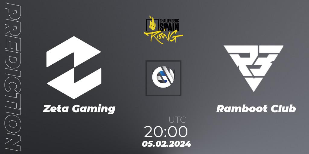 Zeta Gaming contre Ramboot Club : prédiction de match. 05.02.24. VALORANT, VALORANT Challengers 2024 Spain: Rising Split 1