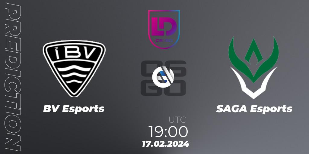 ÍBV Esports contre SAGA Esports : prédiction de match. 17.02.2024 at 20:00. Counter-Strike (CS2), Icelandic Esports League Season 8: Regular Season