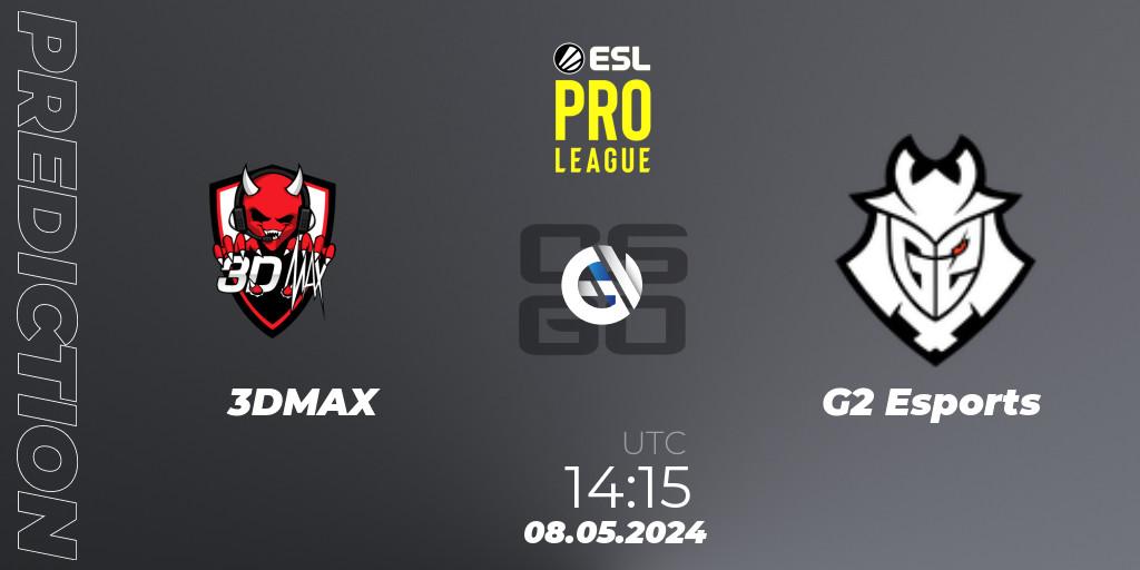 3DMAX contre G2 Esports : prédiction de match. 08.05.24. CS2 (CS:GO), ESL Pro League Season 19