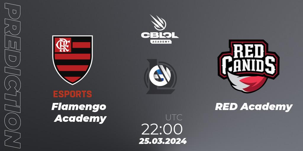 Flamengo Academy contre RED Academy : prédiction de match. 25.03.24. LoL, CBLOL Academy Split 1 2024
