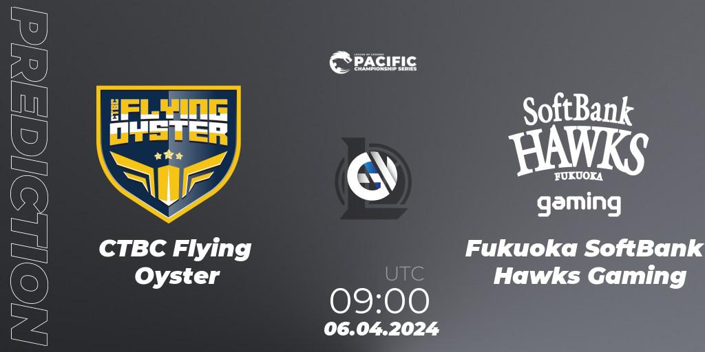 CTBC Flying Oyster contre Fukuoka SoftBank Hawks Gaming : prédiction de match. 06.04.24. LoL, PCS Playoffs Spring 2024