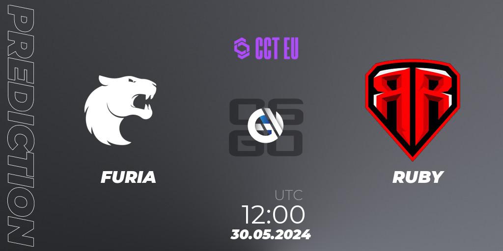 FURIA contre RUBY : prédiction de match. 30.05.2024 at 12:00. Counter-Strike (CS2), CCT Season 2 Europe Series 4