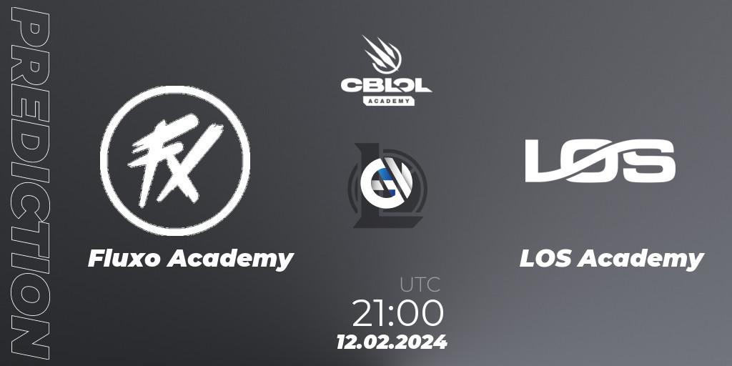 Fluxo Academy contre LOS Academy : prédiction de match. 12.02.2024 at 22:00. LoL, CBLOL Academy Split 1 2024